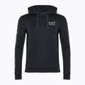 Herren Hoodie Sweatshirt EA7 Emporio Armani Train Logo Series Hoodie Extended Logo Coft night blue/white logo 5