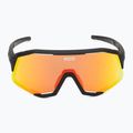 Koo Demos Sonnenbrille schwarz matt/rot verspiegelt 3