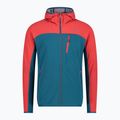 CMP blau/rotes Herren-Trekking-Sweatshirt 31L6327/M916