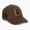 Herren Aeronautica Militare Frecce Tricolori Patch Baseballmütze dunkelbraun