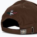 Herren Aeronautica Militare Baumwolle mit Emblem Schokolade Baseballmütze 5