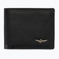 Herren Aeronautica Militare Leder mit gedrehtem Adler schwarz Brieftasche 2