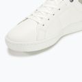 Herren Aeronautica Militare Eco Leder Mit Adler aus weißer Schuhe 7
