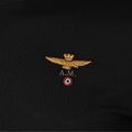 Herren Aeronautica Militare Essential jet schwarzes T-shirt 3