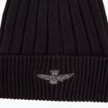 Wintermütze Aeronautica Militare Cotton Eagle Embroidery jet black 3