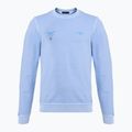 Herren Aeronautica Militare Girocollo eisblau gewaschenes Sweatshirt
