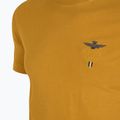 Herren T-Shirt Aeronautica Militare 251TS2377J633 golden spice washed 3
