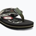 Herren Aeronautica Militare 251SC310CT3593 Tarnfarbe grün Flip Flops 7