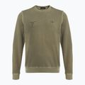 Herren Aeronautica Militare Girocollo militärisch oliv gewaschenes Sweatshirt