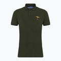 Herren Aeronautica Militare Essential verde scuro polo shirt