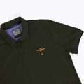 Herren Aeronautica Militare Essential verde scuro polo shirt 3