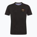Herren Aeronautica Militare Essential jet schwarzes T-shirt