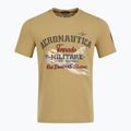 Herren Aeronautica Militare Tornado T-Shirt antelope beige