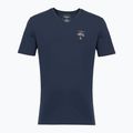 Herren-T-Shirt Aeronautica Militare AM1UTI006 V-Ausschnitt blue
