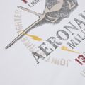 Herren T-Shirt Aeronautica Militare TS2536UJ00641 off white 3
