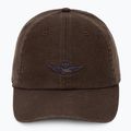 Herren-Basecap Aeronautica Militare HA1245UCT04293 chestnut brown 2