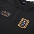 Herren T-Shirt Aeronautica Militare PO1927UP00191 Polo jet black 3