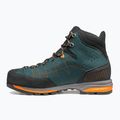 Approach Schuhe  Herren SCARPA Zodiac TRK GTX petrol/rust orange 10