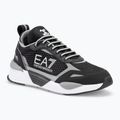 EA7 Emporio Armani Ace Runner Mesh schwarz/silberne Schuhe