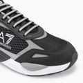 EA7 Emporio Armani Ace Runner Mesh schwarz/silberne Schuhe 7