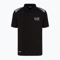 Poloshirt Herren EA7 Emporio Armani Train 7 Lines black