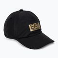 Cap Mütze EA7 Emporio Armani Train Gold Label black