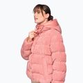 Isolierte Damenjacke Geox Loisia Parka staubig rosa 4