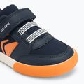 Geox Gisli navy/orange Kinderschuhe 7