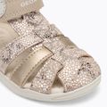 Sandalen Kinder Geox Macchia white/gold 7