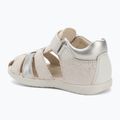 Sandalen Kinder Geox Macchia white/silver 3