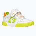 Geox Gisli weiß/fluo grün Kinderschuhe 8