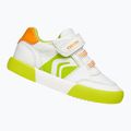 Geox Gisli weiß/fluo grün Kinderschuhe 10