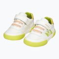 Geox Gisli weiß/fluo grün Kinderschuhe 15