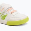 Geox Gisli weiß/fluo grün Kinderschuhe 7
