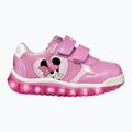 Geox Lightyloo dunkelrosa Kinderschuhe 10