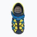 Sandalen Kinder Geox Iupidoo navy/fluo yellow 5