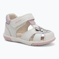 Sandalen Kinder Geox Zapito white/pink