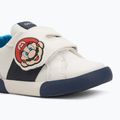 Geox Gisli Kinderschuhe weiß/navy/orange 7