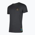 La Sportiva Herren Climbing on the Moon carbon/giallo T-shirt