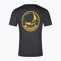 La Sportiva Herren Climbing on the Moon carbon/giallo T-shirt 2