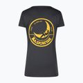 La Sportiva Damen-T-Shirt Climbing on the Moon carbon/giallo 2