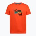 La Sportiva Stripe Cube Herren-T-Shirt Kirschtomate