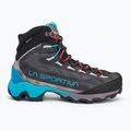 Trekking Wander Schuhe Damen La Sportiva Aequilibrium Hike GTX carbon/malibu blue 2