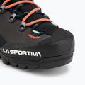 Damen-Bergstiefel La Sportiva Aequilibrium LT GTX black/hibiscus 7