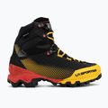 Hochgebirgsschuhe Herren La Sportiva Aequilibrium ST GTX black/yellow 2
