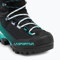 Damen-Hochtourenschuhe La Sportiva Aequilibrium ST GTX black/aqua 7