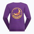 Damen-Sweatshirt La Sportiva Climbing On The Moon purple/yellow 4