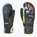 Kinder Skihandschuhe Level Race Jr Mitt black/yellow