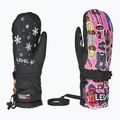 Kinder Snowboardhandschuhe Level Junior Mitt hot pink