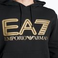 Herren Hoodie Sweatshirt EA7 Emporio Armani Train Logo Series Oversize Logo Hoodie Coft black 3